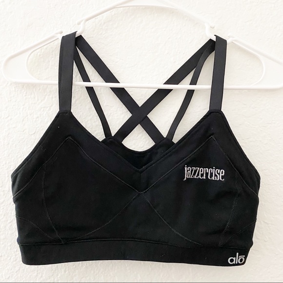 ALO Yoga Other - Alo Yoga | Jazzercise Black Strappy Sports Bra